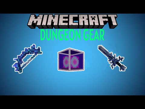 Minecraft: DUNGEON GEAR (100 NEW WEAPONS & ARMOR, & 36 ARTIFACTS WITH SPECIAL ABLITIES) Mod Showcase
