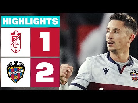 GRANADA CF 1 - 2 LEVANTE UD | HIGHLIGHTS LALIGA HYPERMOTION