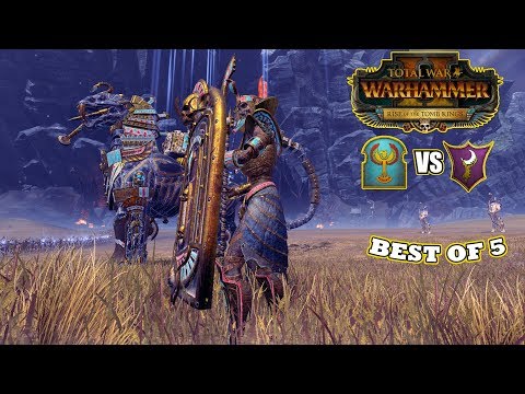 BO5 vs ProfPwn - Game 3 - Tomb Kings vs Dark Elves - Total War: Warhammer II Battlecast #96