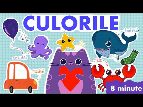 CULORILE în română I Primele cuvinte I Învățăm să vorbim cu PAM BEBE I Desene pentru bebeluși