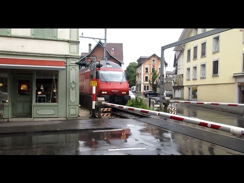 Interlaken Bahnübergang Marktgasse