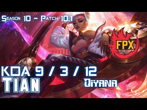 FPX Tian QIYANA vs REK'SAI Jungle - Patch 10.1 KR Ranked