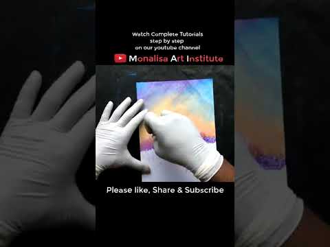 Monochrome Scenery Drawing with Oilpastel #monochrome #oilpasteldrawing