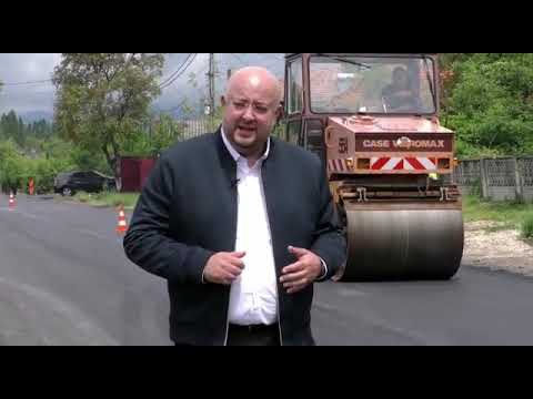 RAJDP Vâlcea asfaltează un nou tronson din DJ 605 A, la Mateești