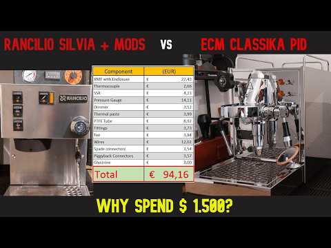 Espresso Battle: Modded Rancilio Silvia as good as ECM Classika PID?