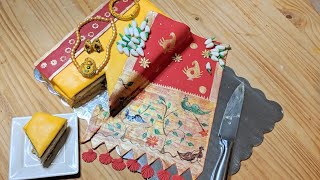 3D Saree CAKE For Indian Mom❤️ | Best Surprise Realistic Cakes | New Year Cake  Ideas 2021 |