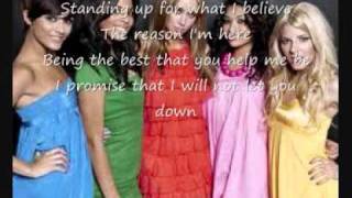 The Saturdays Here Standing Lyrics