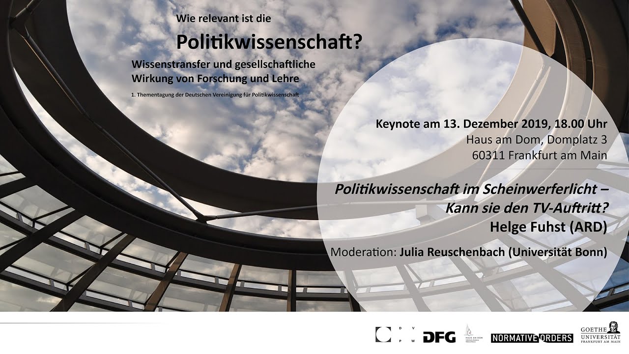 Politikwissenschaft im Scheinwerferlicht – Kann sie den TV-Auftritt?