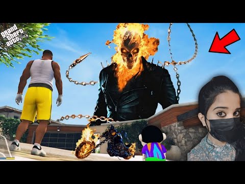 Franklin Found Ghost Rider's Bike - GTA5 #83
