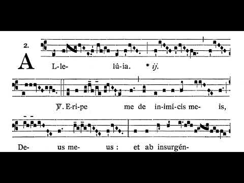 9th Sunday after Pentecost ALLELUIA:  Erípe me  (solfeggio)