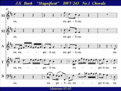 JS Bach Magnificat BWV 243-1 Alto
