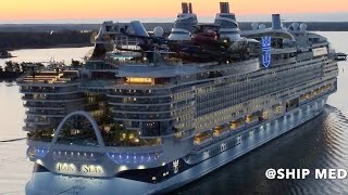 Icon of the seas world's largest cruise ship departures for Second Sea Trials | Full document
