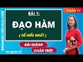 Toán 11 Chân trời sáng tạo Bài 1: Đạo hàm Chương 7 Tập 2