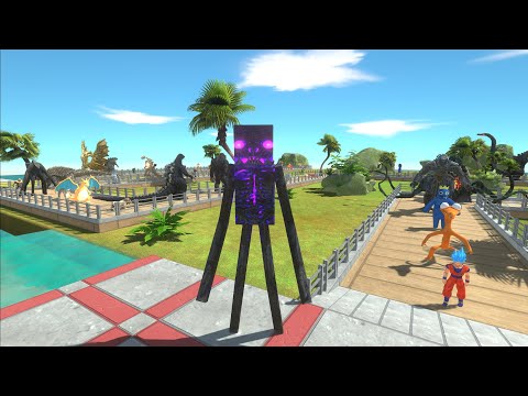 NEW UNIT ! Enderman DESERT ISLAND DEATH RUN - Animal Revolt Battle Simulator