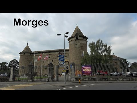 Morges on Lake Geneva, Switzerland