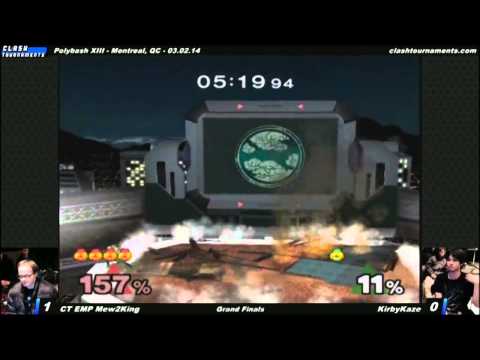 Polybash XIII - CT EMP Mew2King vs KirbyKaze - Grand Finals - SSBM