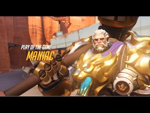 Overwatch - Reinhardt Quattro Kill/Save of the day?