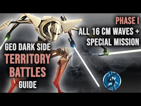 16/16 Combat mission waves and Special Mission - Phase 1 Dark Side Geonosian Territory Battles