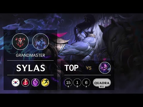 Sylas Top vs Kennen - KR Grandmaster Patch 9.8