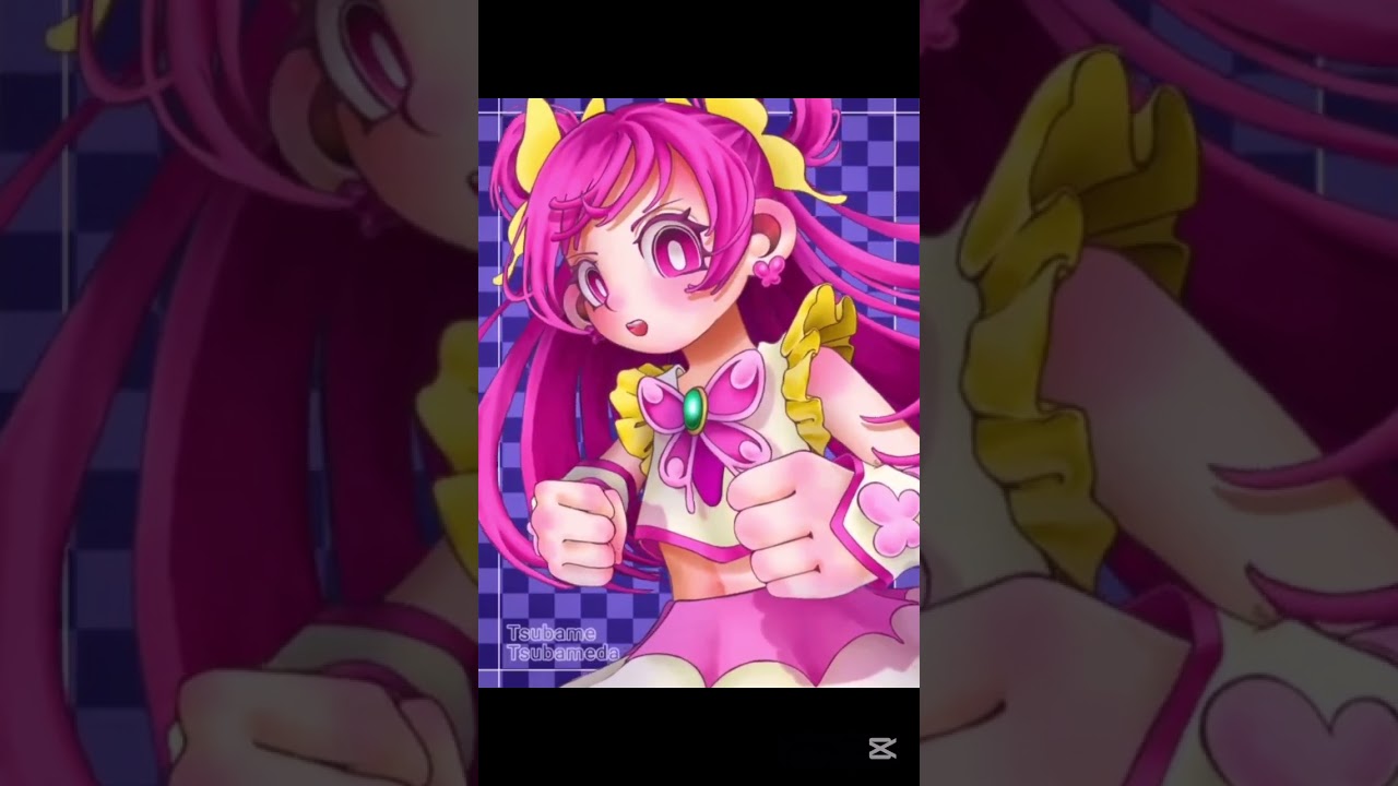 翔べるよ頑張る女の子 #プリキュア #Live2D #イラスト #Animation #プリキュア5