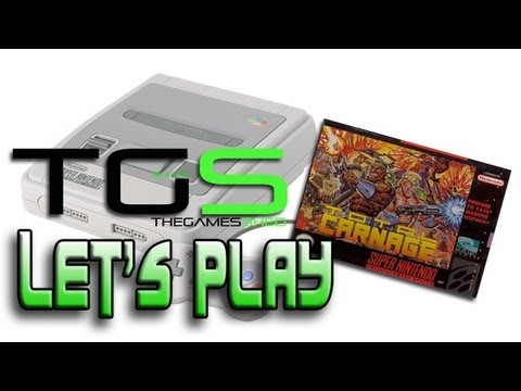 Let's Play Total Carnage - SNES - Mark VS Jamie - Battle 48
