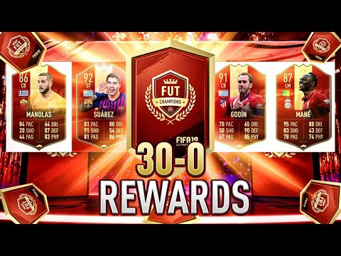 34TH IN THE WORLD 30-0 FUT CHAMPIONS REWARDS! FIFA 19 Ultimate Team
