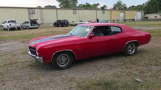 1970 Chevrolet Chevelle SS 454 Sport Coupe Walk Around and Drive By