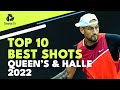 Kyrgios Trickshots & Hurkacz Magic ✨ | Top 10 Best Shots & Points From Queen's & Halle 2022