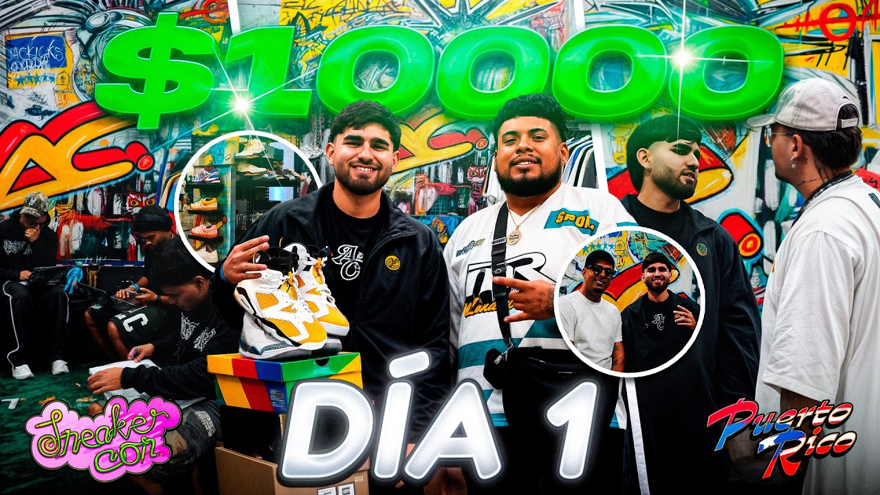 Vendimos sobre $10K el día 1 de Sneaker Con Puerto Rico
