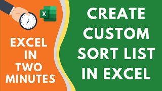 How to Create Custom Sort List in Excel (Easy Step-by-Step)