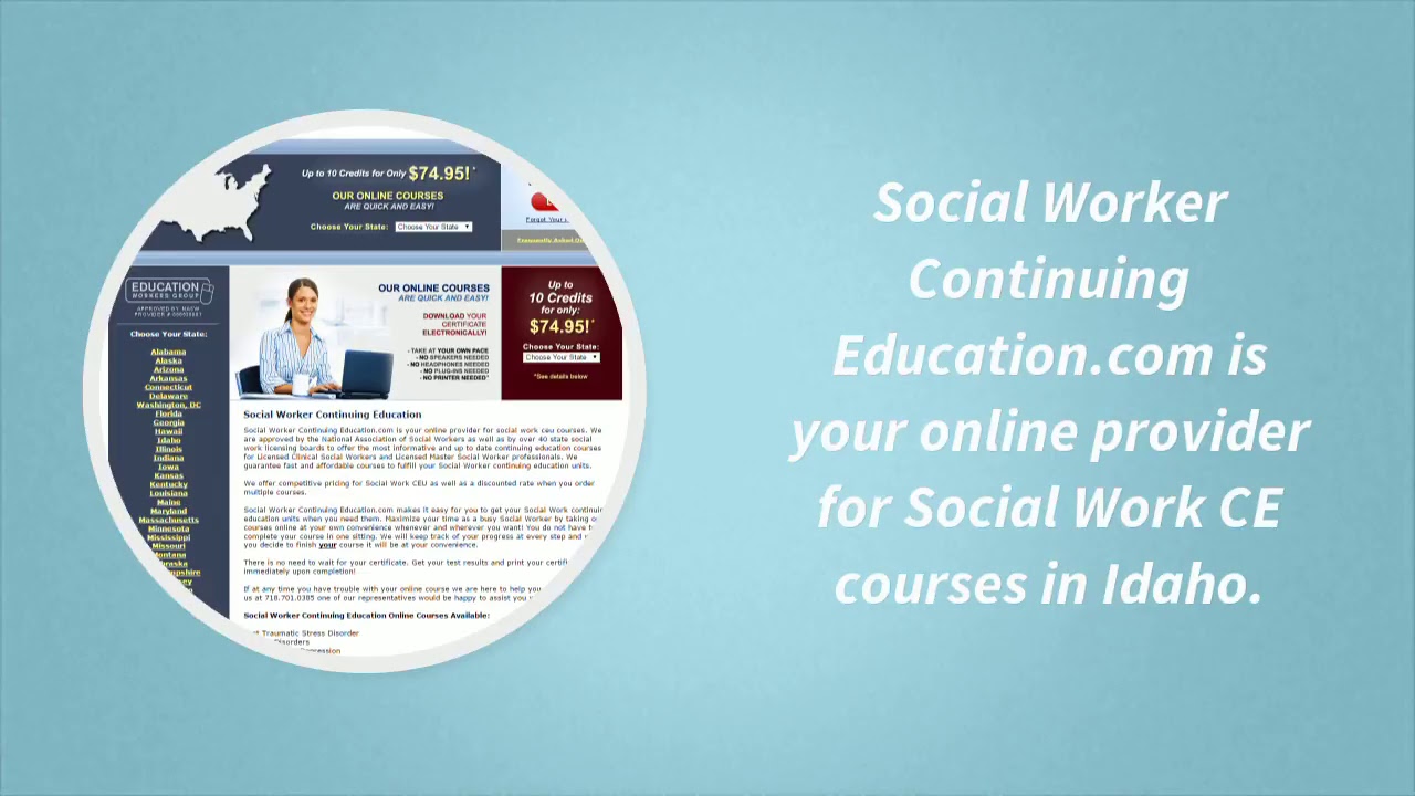 Social Work Continuing Education in Idaho | 718-608-6000