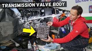 AUTOMATIC TRANSMISSION VALVE BODY REPLACEMENT REMOVAL ON A CAR