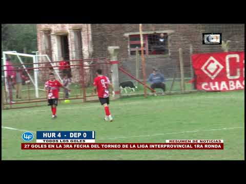 Todos los Goles de la 4ta Fecha de la Liga InterProvincial