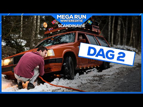 Runners helpen elkaar over de gladde wegen! - MegaRun 2026 Dagjournaal 2