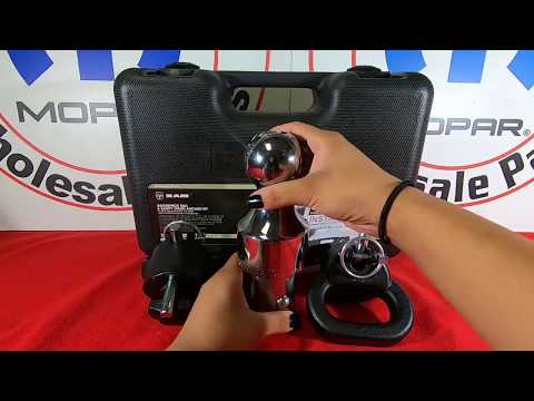 Ram HD 2500 3500 Gooseneck 2 5/16 Ball & Safety Chain Anchor Kit 82216057AA Tow Capacity 38,000 Lbs