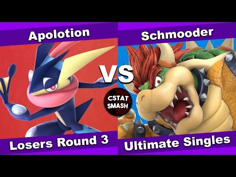 No Caps 27 Losers Round 3 - Apolotion (Greninja) vs BRUH| Schmooder (Bowser) - SSBU