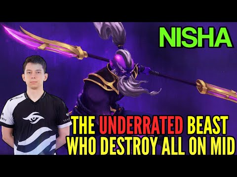 👉NISHA is One of The Most Underrated Players And Yet He Destroy All on Mid - Unstoppable Void Spirit
