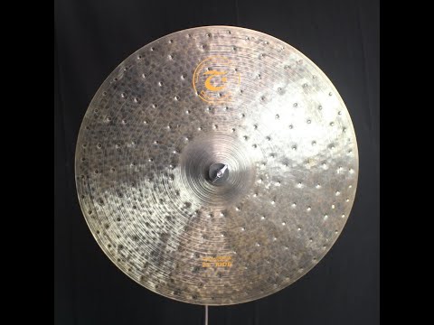 Turkish 22" Cappadocia Sizzle Ride w/ 3 Rivets - 2534g (video demo) image 2