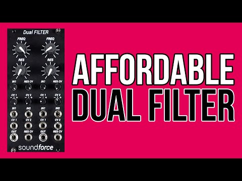 Soundforce Dual Filter // "affordable" dual LP or HP OTA based filter in Eurorack