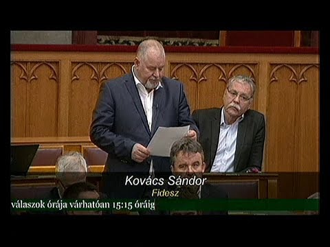 Kovács Sándor azonnali kérdése és Rétvári Bence válasza