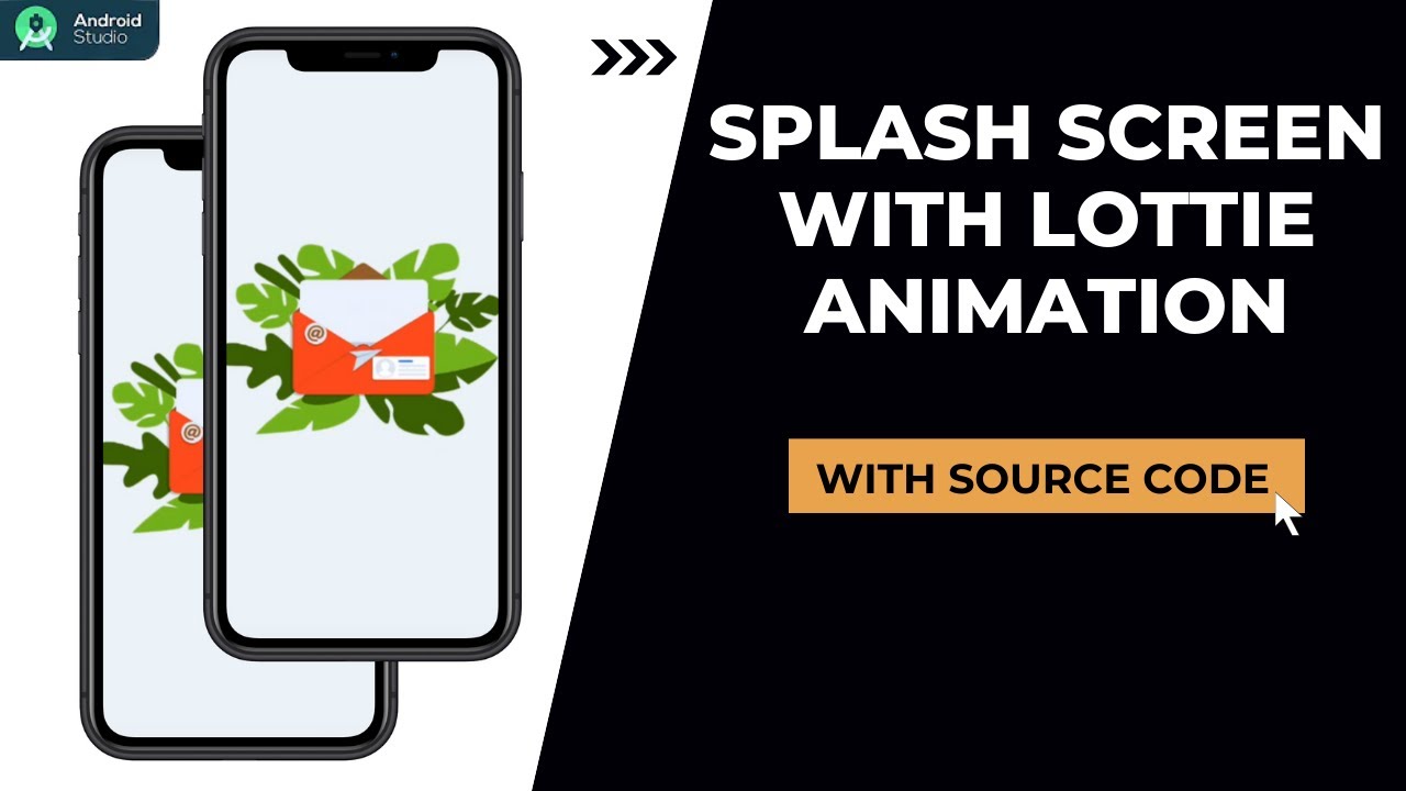 Splash Screen with Lottie Animation | with source code in Android studio | Android studio