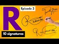▶️ R Signatures |✍️ R Signature style | signature ideas for letter r