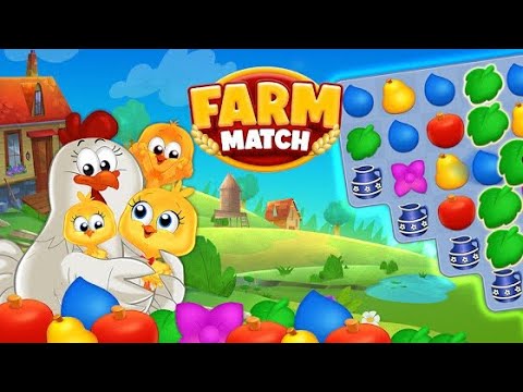 Farm Game: Match 3 Puzzle (by Narcade) IOS Gameplay Video (HD)