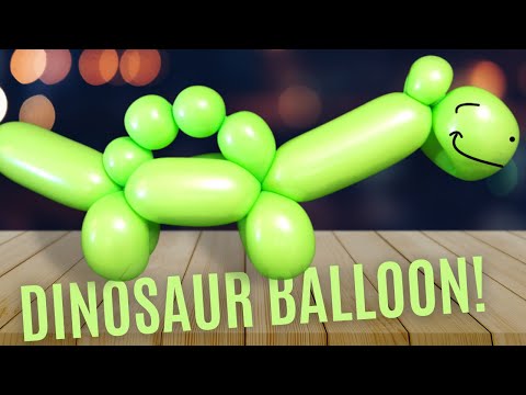 How to Make a DInosaur Balloon Animal, Version 3