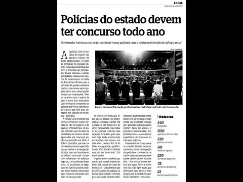 Novidades sobre o concurso PMPE 2018