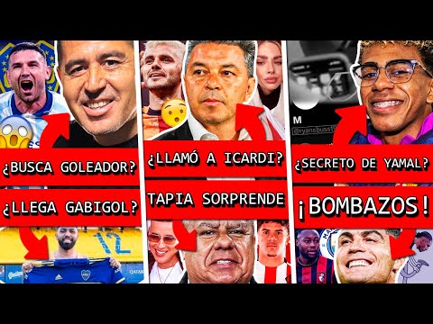 Boca called this unexpected number 9. And Gabigol? + River moved for Icardi? + Tapia surprises Ar...