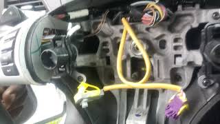2010 malibu driver side air bag\steering wheel removal.