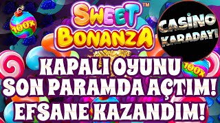 Sweet Bonanza | SON ANDA MUHTEŞEM DÖNÜŞ EFSANE KAZANÇ | BIG WIN #sweetbonanzarekor #bigwin #slot Video Video