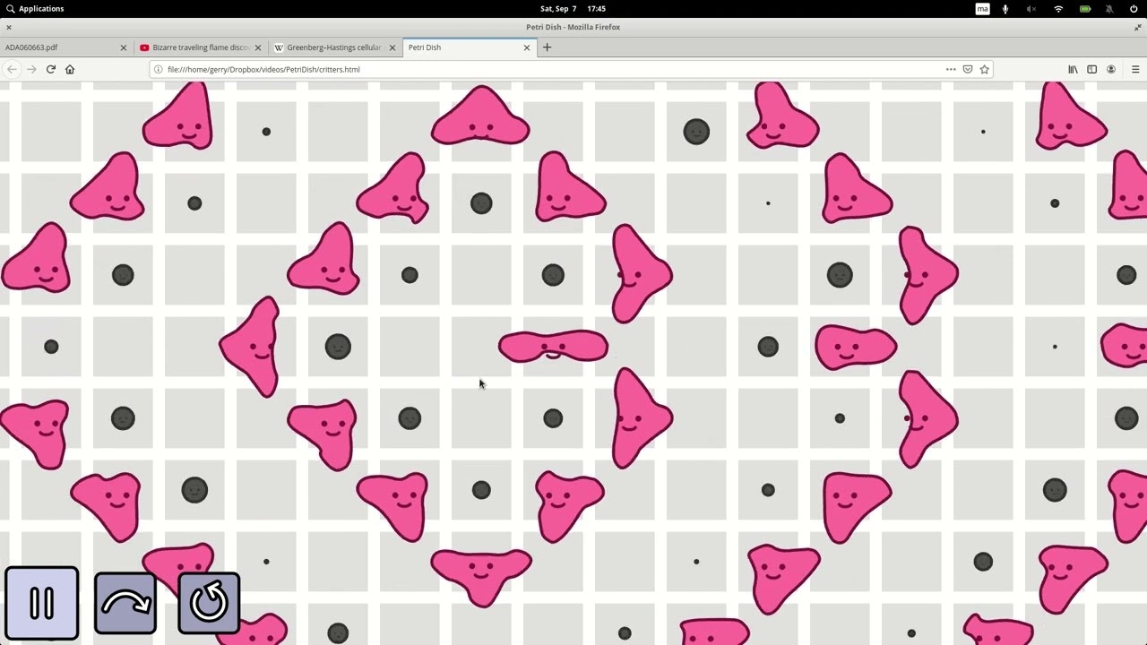 My computer got a virus, but luckily it had interesting mathematical properties