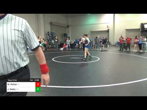 122 Lbs Consi Of 32 1 Macayla Potter Team Texas Vs Justice Seely Team Missouri